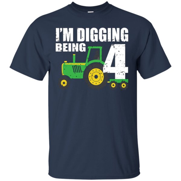 Kids 4 Year Old Tractor Birthday Shirt 4th Birthday Shirt Boy Cotton Shirt 1 » Cool Gifts for You - Mfamilygift Kids 4 Year Old Tractor Birthday Shirt 4th Birthday Shirt Boy Cotton Shirt 1