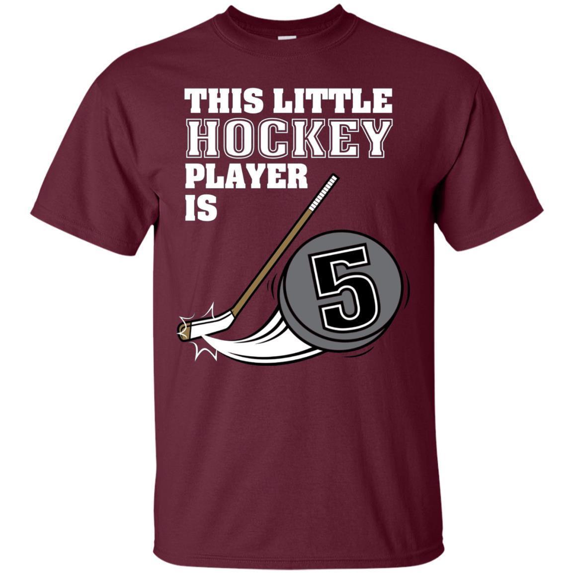 Kids 5th Birthday Boys Hockey T-shirt Stick Puck 5 Year Old 2 » Cool Gifts for You - Mfamilygift Kids 5th Birthday Boys Hockey T-shirt Stick Puck 5 Year Old 2