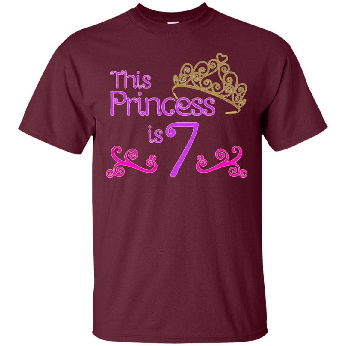 Kids 7th Birthday T-shirt For 7 Year Old Girls 2 » Cool Gifts for You - Mfamilygift Kids 7th Birthday T-shirt For 7 Year Old Girls 2