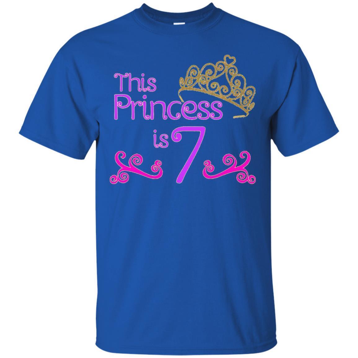 Kids 7th Birthday T-shirt For 7 Year Old Girls 3 » Cool Gifts for You - Mfamilygift Kids 7th Birthday T-shirt For 7 Year Old Girls 3