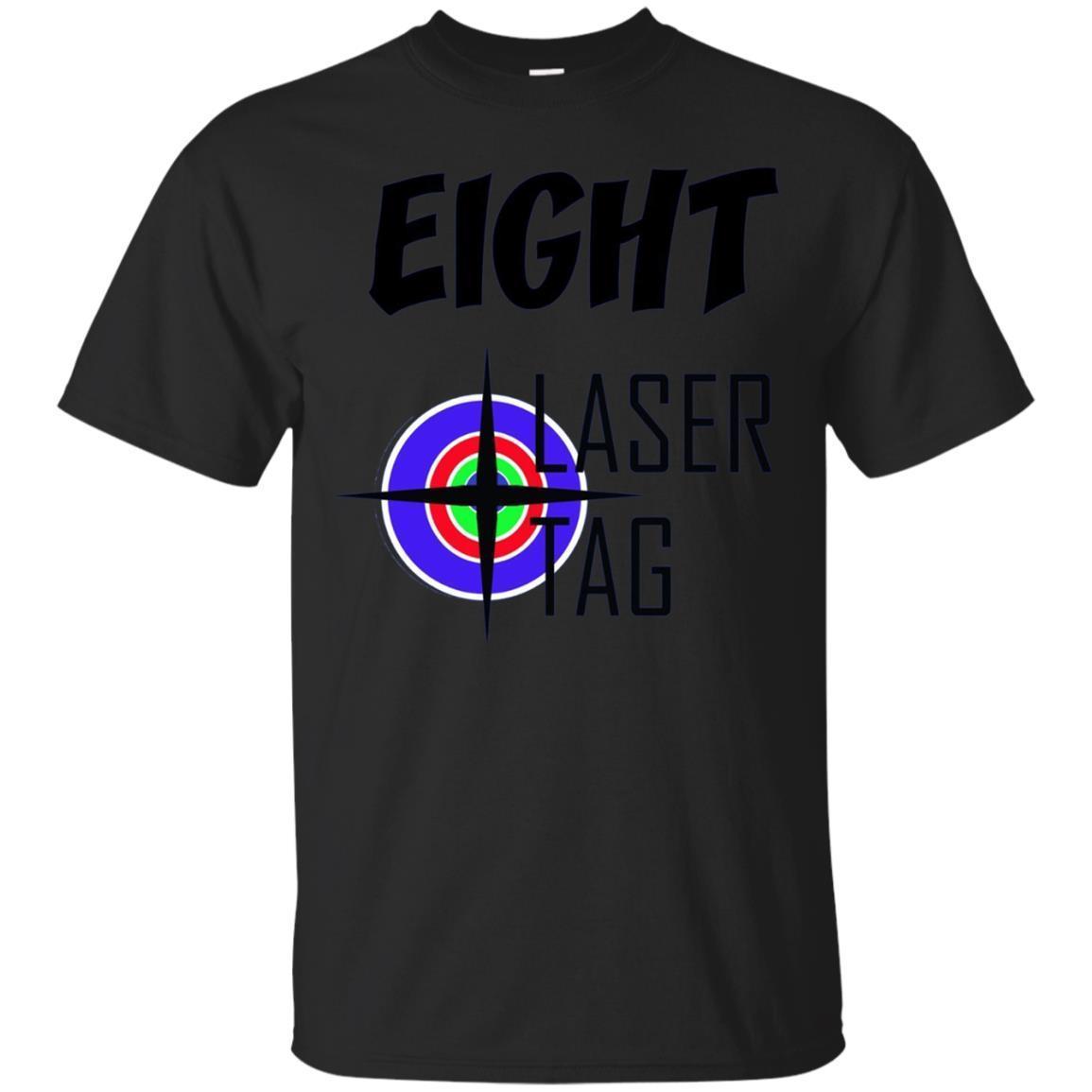 Kids 8 Year Old Laser Tag Birthday Party 8th Birthday T-shirt