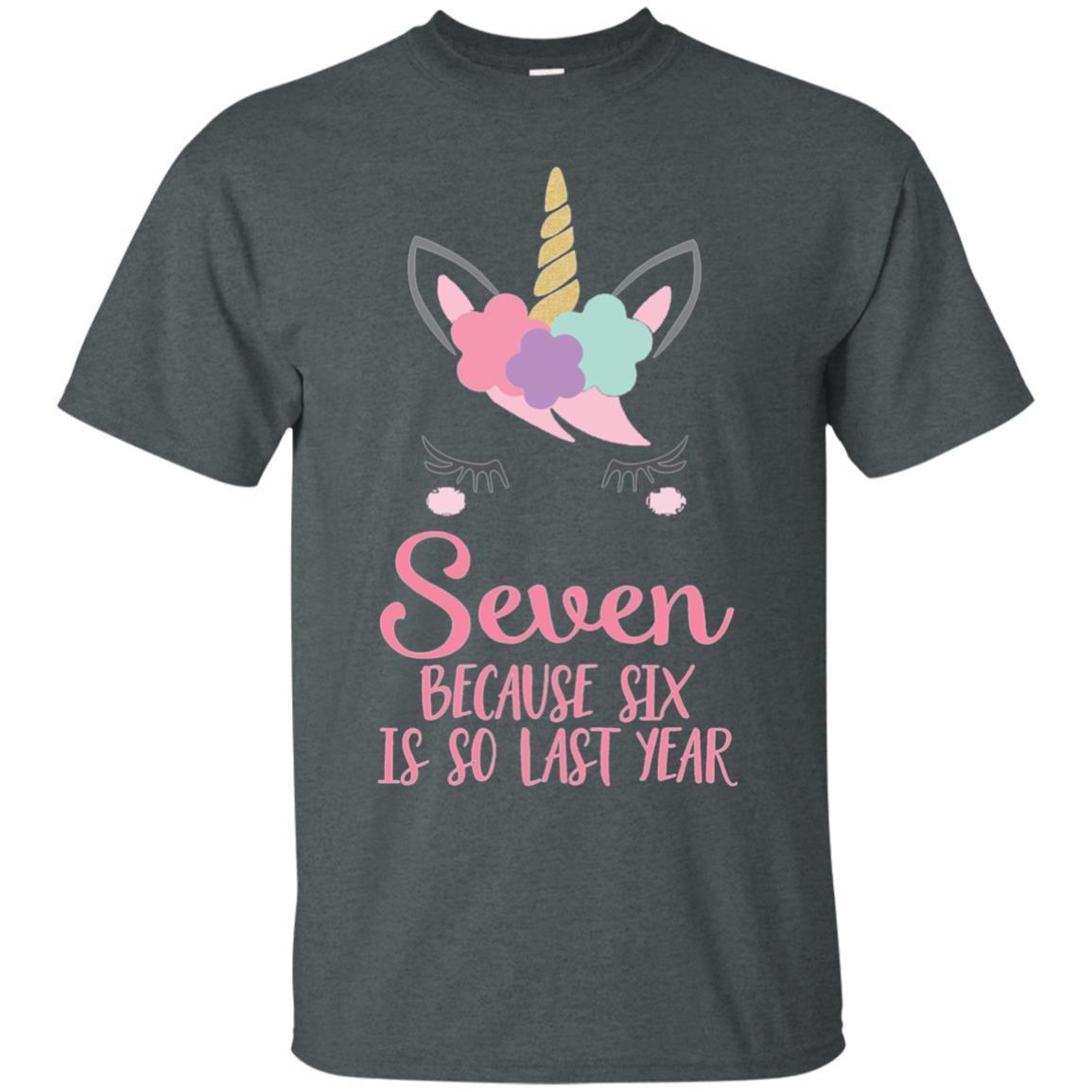 Kids Unicorn 7th Birthday Shirt, Birthday Girl Shirt 7 4 » Cool Gifts for You - Mfamilygift Kids Unicorn 7th Birthday Shirt, Birthday Girl Shirt 7 4