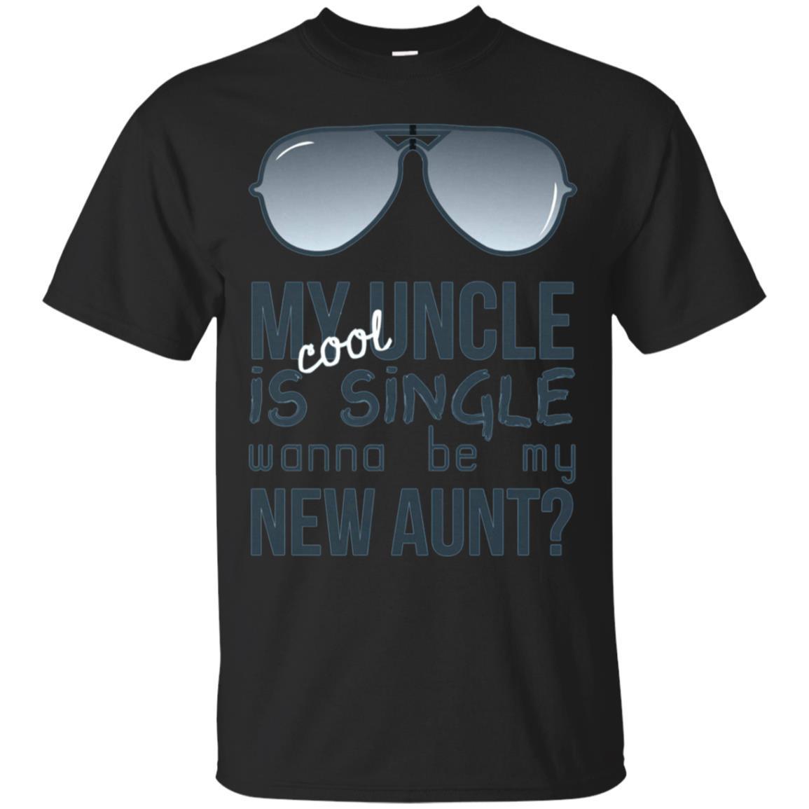 Kids Valentines Cool Uncle Shirt Single Gift Nephew Niece T Shirt