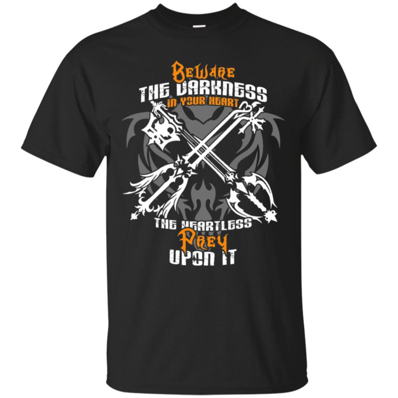 Kingdom Hearts Shirts Beware The Darkness In Your Heart