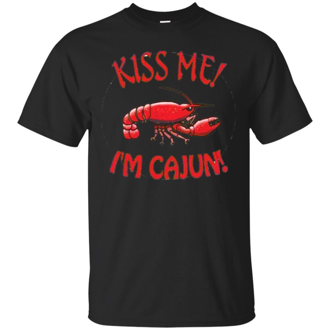 Kiss Me I’m Cajun Crawfish Tee Shirt