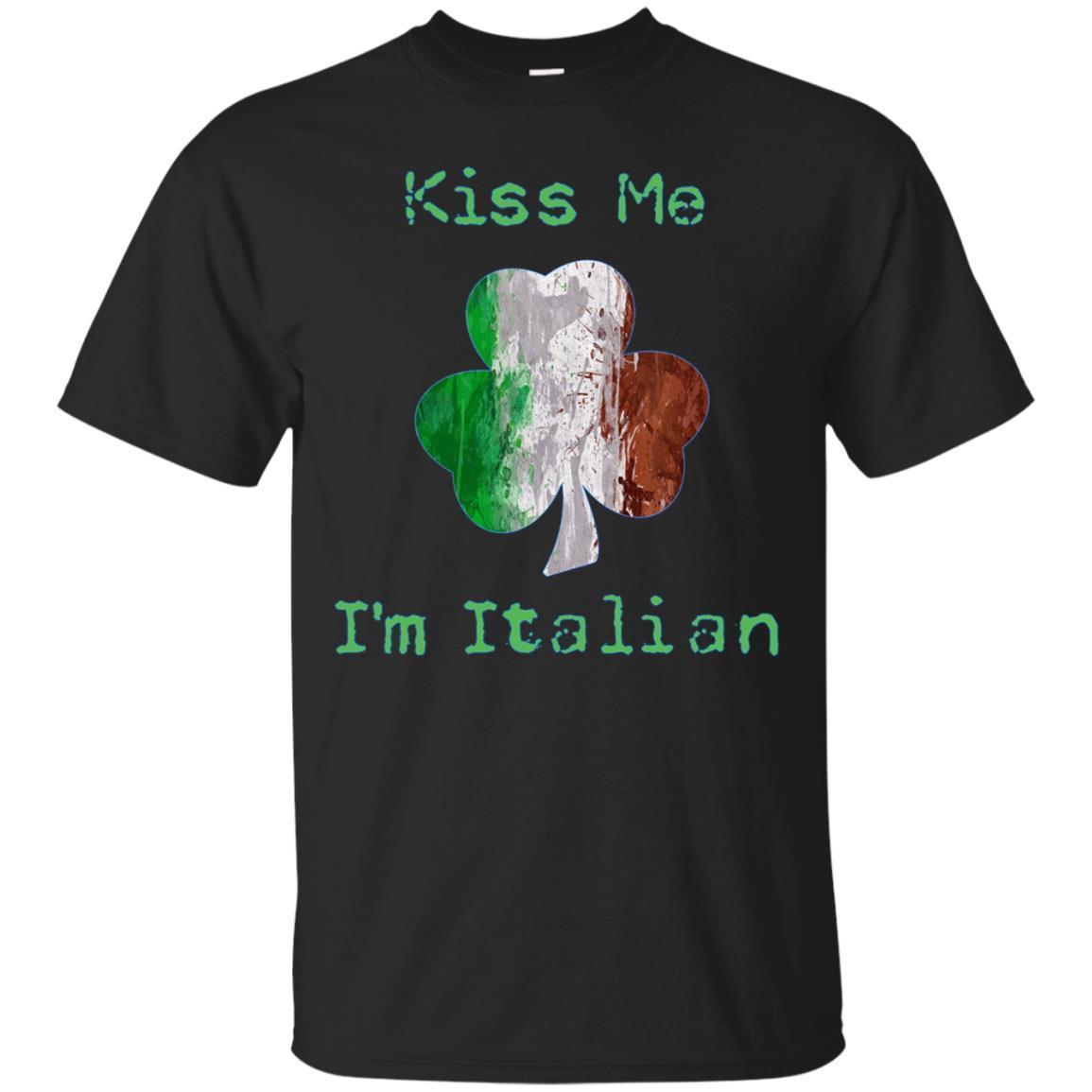 Kiss Me I’m Italian Flag Shirt