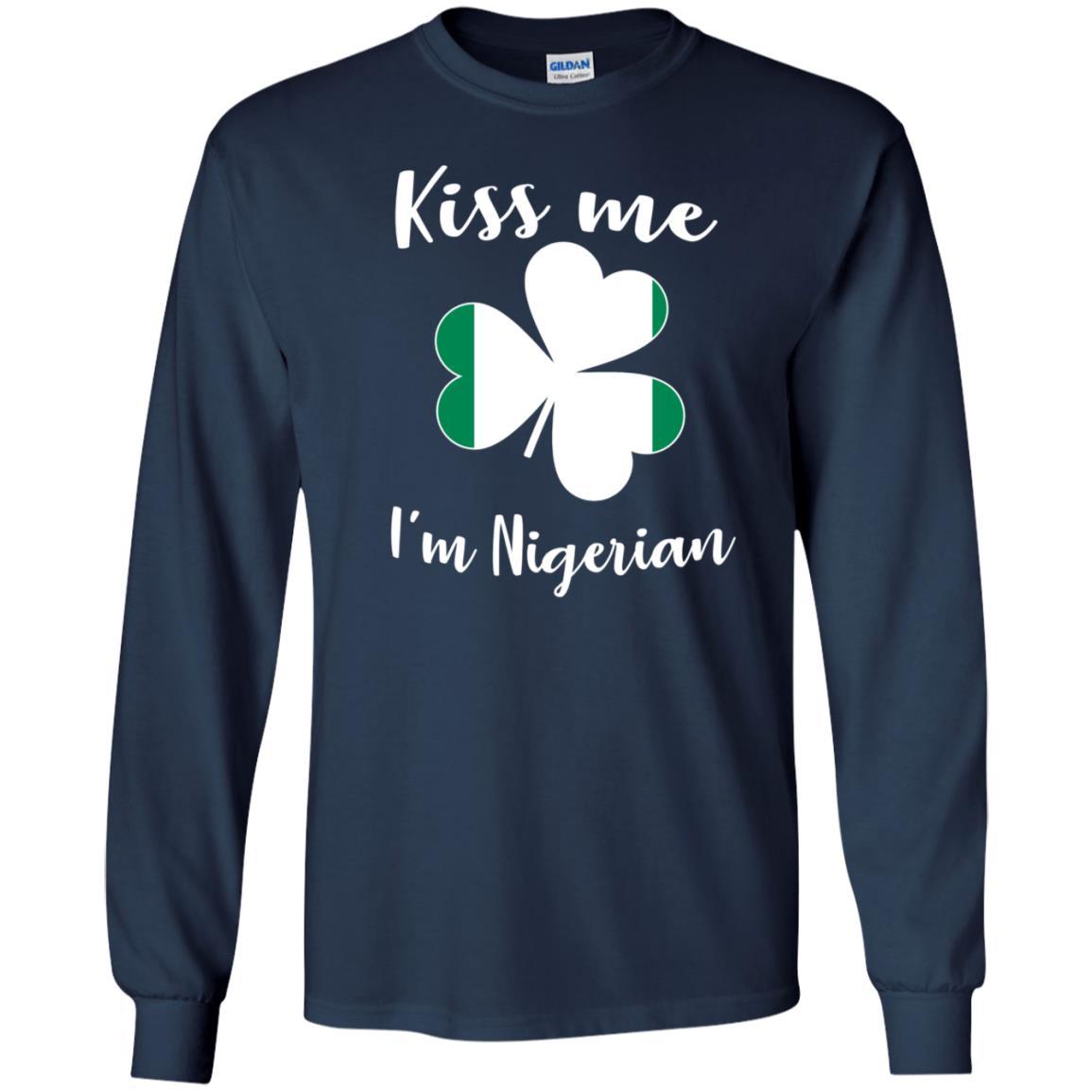 Kiss Me I’m Nigerian Shirt Shamrock 3 » Cool Gifts for You - Mfamilygift Kiss Me I’m Nigerian Shirt Shamrock 3