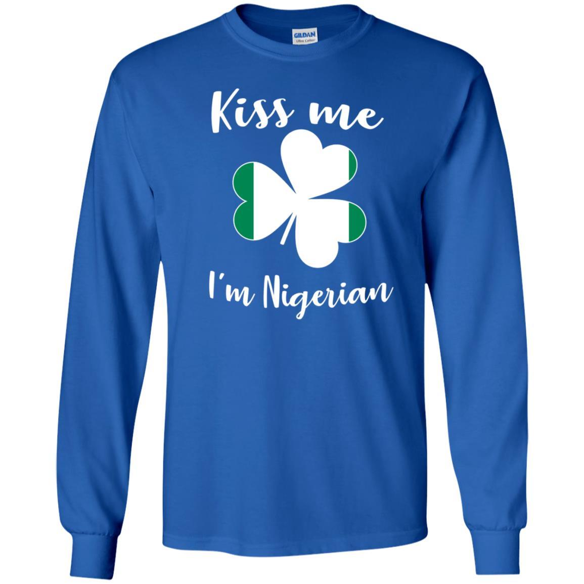 Kiss Me I’m Nigerian Shirt Shamrock 4 » Cool Gifts for You - Mfamilygift Kiss Me I’m Nigerian Shirt Shamrock 4
