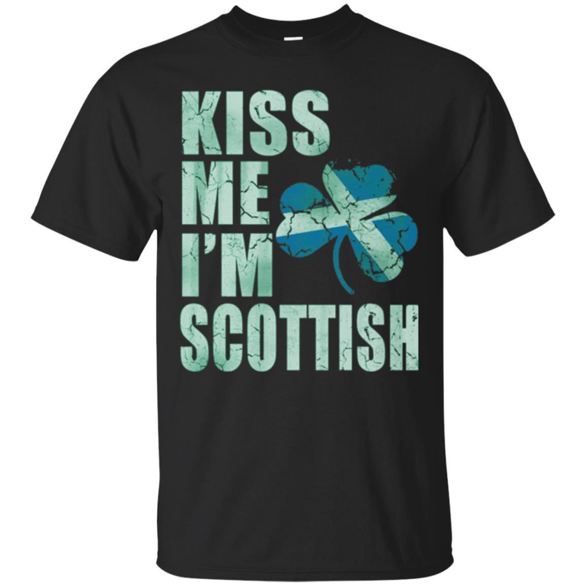 Kiss Me I’m Scottish Irish St Patrick’s Day Shirt