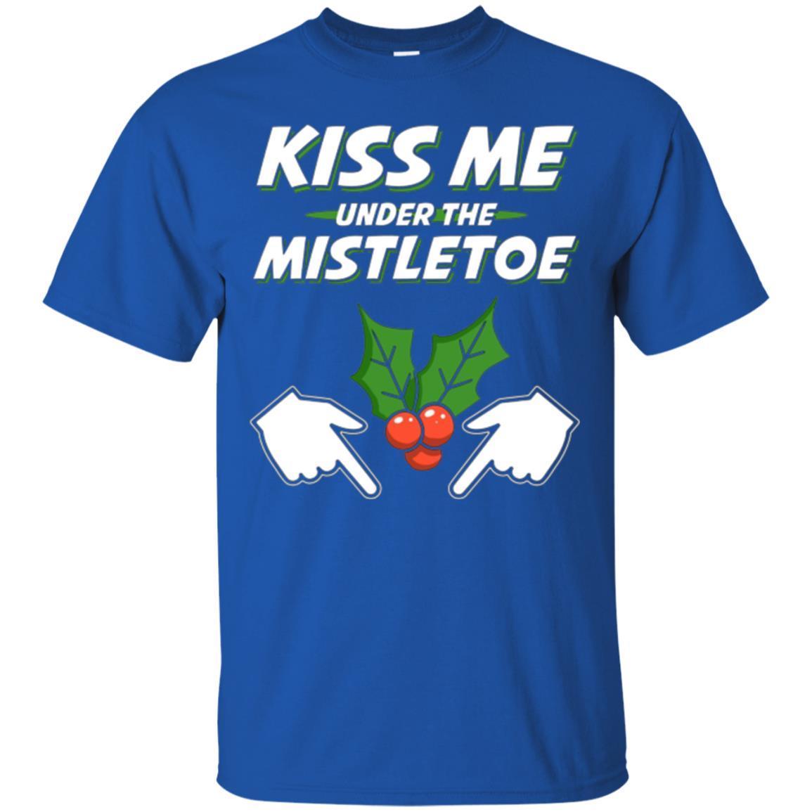 Kiss Me Under The Mistletoe Funny Sexy Christmas T-shirt 3 » Cool Gifts for You - Mfamilygift Kiss Me Under The Mistletoe Funny Sexy Christmas T-shirt 3