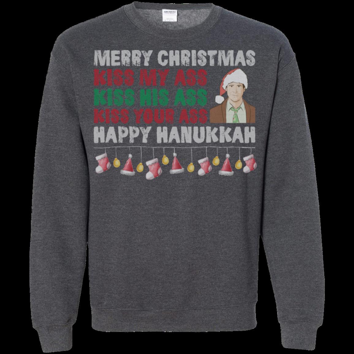 Kiss My Ass Kiss His Ass Kiss Your Ass Happy Hanukkah Christmas Ugly Sweater T Shirt Hoodies Sweatshirt 2 » Cool Gifts for You - Mfamilygift Kiss My Ass Kiss His Ass Kiss Your Ass Happy Hanukkah Christmas Ugly Sweater T Shirt Hoodies Sweatshirt 2