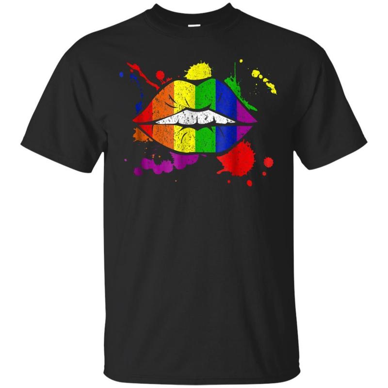 Kiss Rainbow Lips Gay Lesbian Lgbt Lgbti Glbt Lsbttiq Shirt Kiss Rainbow Lips Gay Lesbian Lgbt Lgbti Glbt Lsbttiq Shirt
