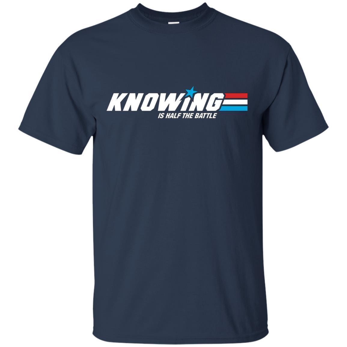 Knowing Is Half The Battle 80s Tshirt 1 » Cool Gifts for You - Mfamilygift Knowing Is Half The Battle 80s Tshirt 1