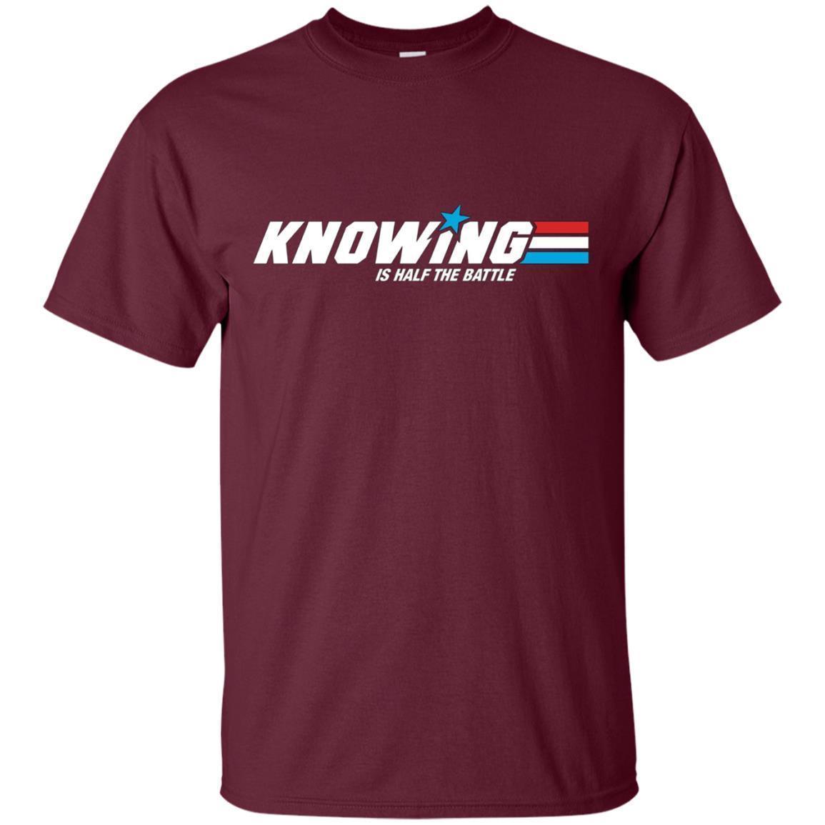 Knowing Is Half The Battle 80s Tshirt 4 » Cool Gifts for You - Mfamilygift Knowing Is Half The Battle 80s Tshirt 4