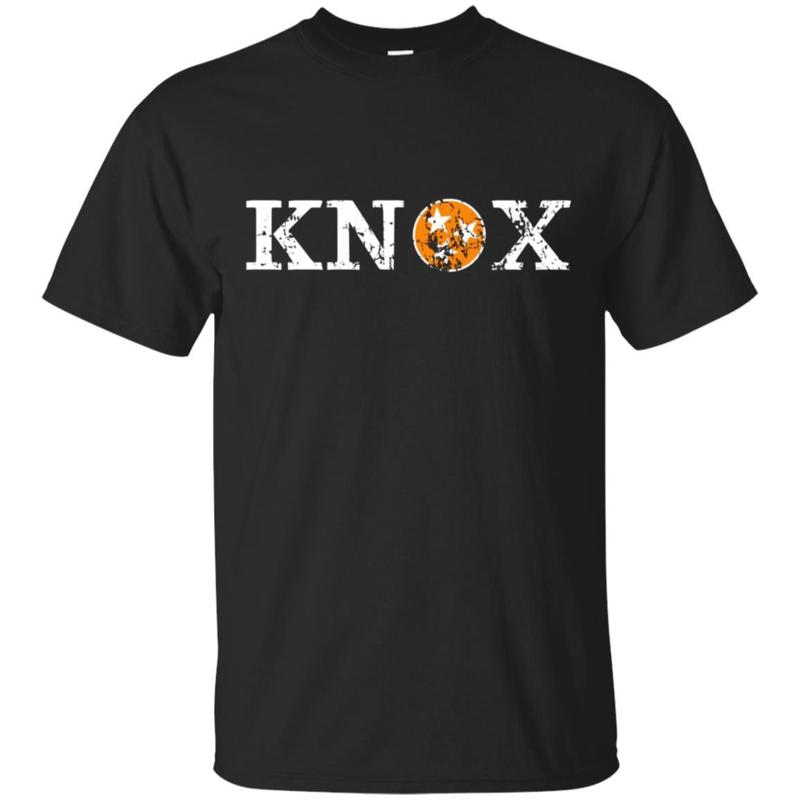 Knoxville Tennessee Flag Shirt Orange And White Tn State Tee