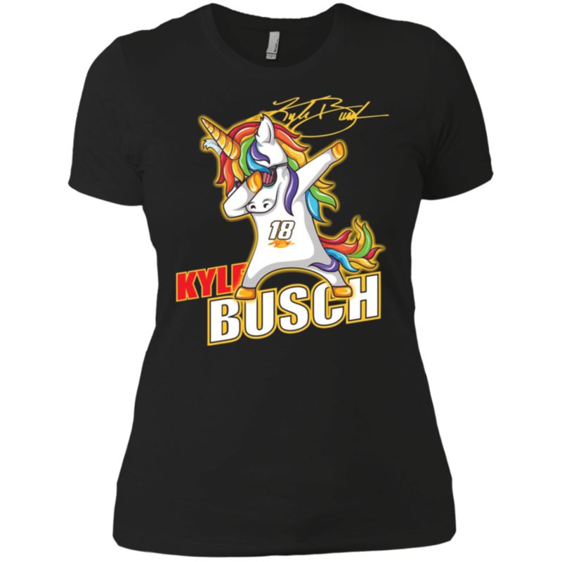 Kyle Busch Unicorn Dabbing Shirt Ladies’ Boyfriend Shirt Kyle Busch Unicorn Dabbing Shirt Ladies’ Boyfriend Shirt