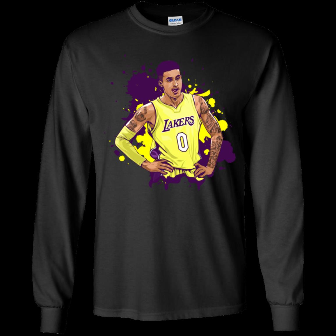 Kyle Kuzma Los Angeles Lakers T Shirt Youth Ls Shirt Kyle Kuzma Los Angeles Lakers T Shirt Youth Ls Shirt