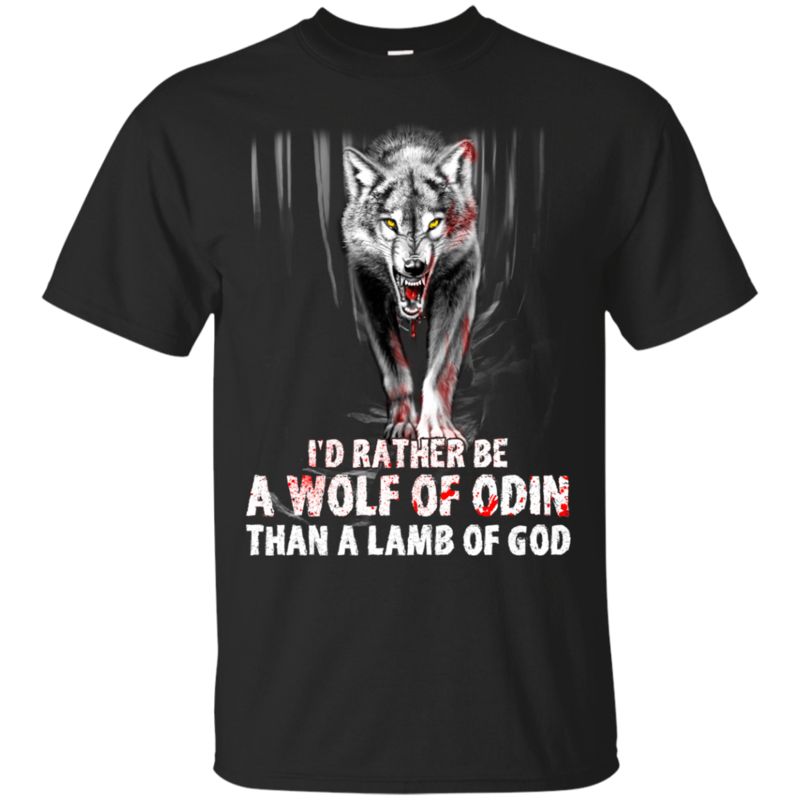 Lamb Of God Odin Wolf Shirts I’d Rather Be A Wolf Of Odin