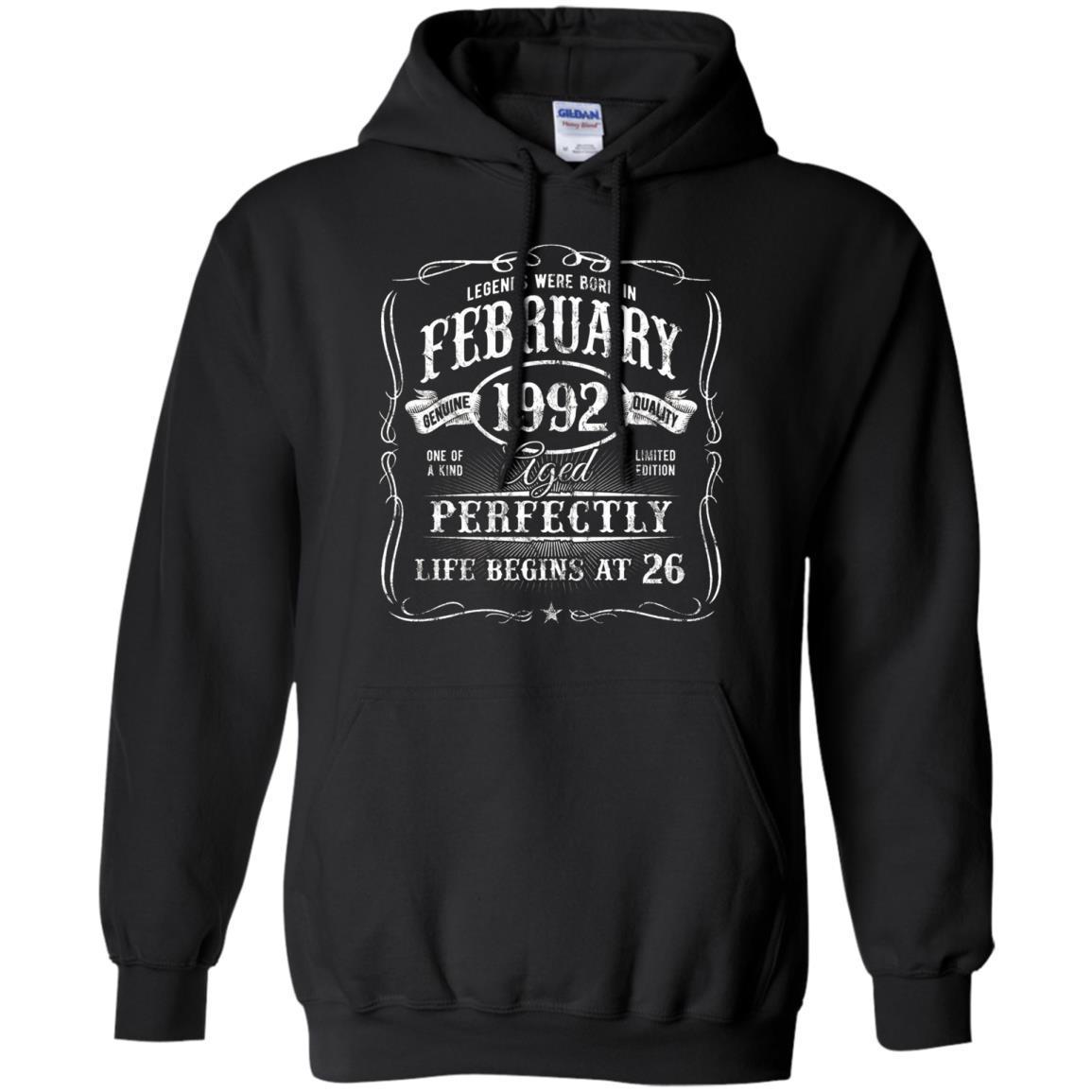 Legends Were Born In February 1992 T-shirt 26th Birthday 7 » Cool Gifts for You - Mfamilygift Legends Were Born In February 1992 T-shirt 26th Birthday 7