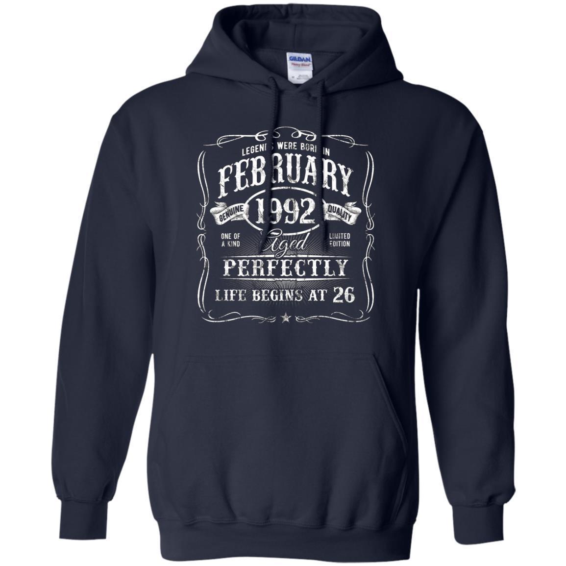 Legends Were Born In February 1992 T-shirt 26th Birthday 8 » Cool Gifts for You - Mfamilygift Legends Were Born In February 1992 T-shirt 26th Birthday 8