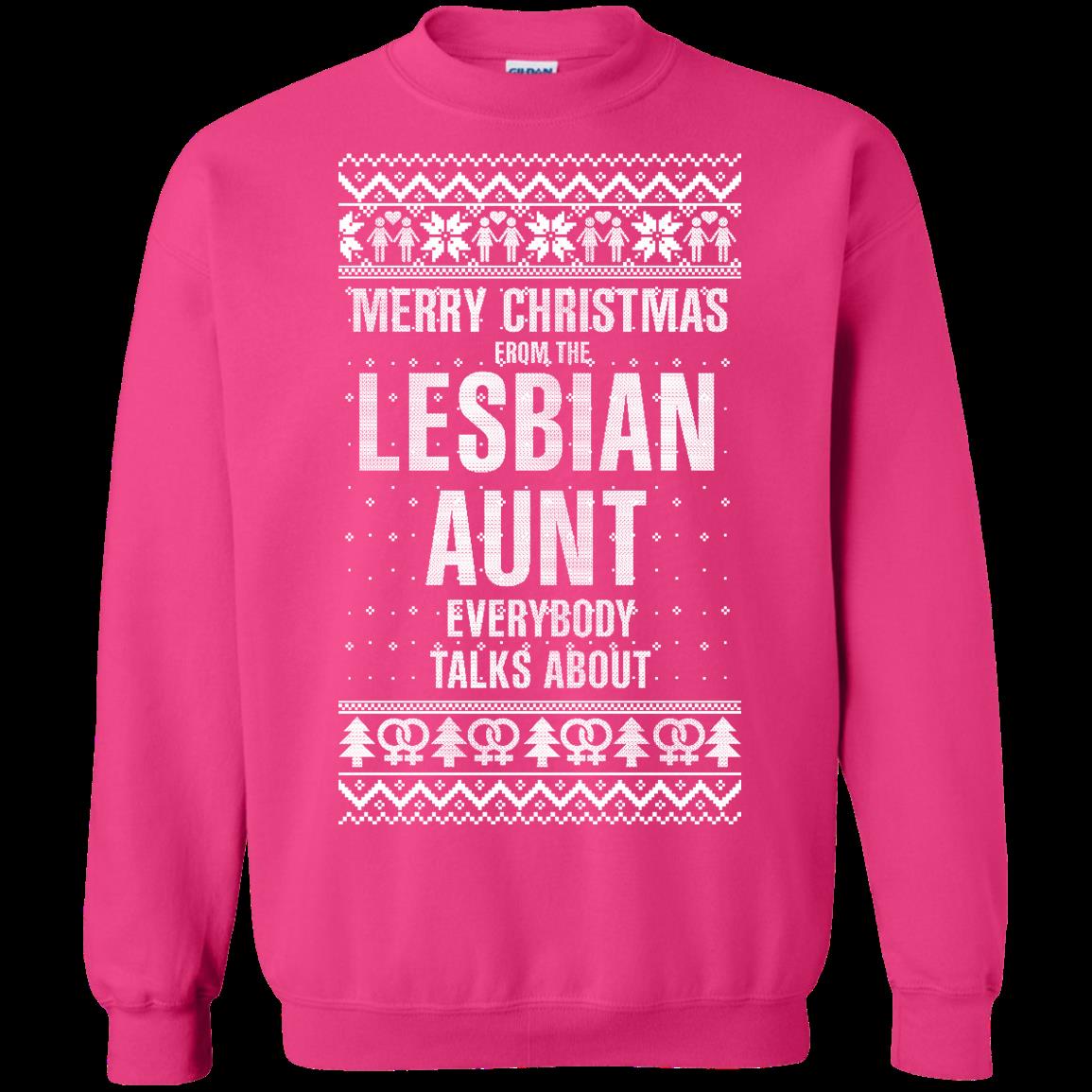 Lesbian Aunt Ugly Christmas Sweater Merry Christmas T Shirt Hoodies Sweatshirt 3 » Cool Gifts for You - Mfamilygift Lesbian Aunt Ugly Christmas Sweater Merry Christmas T Shirt Hoodies Sweatshirt 3
