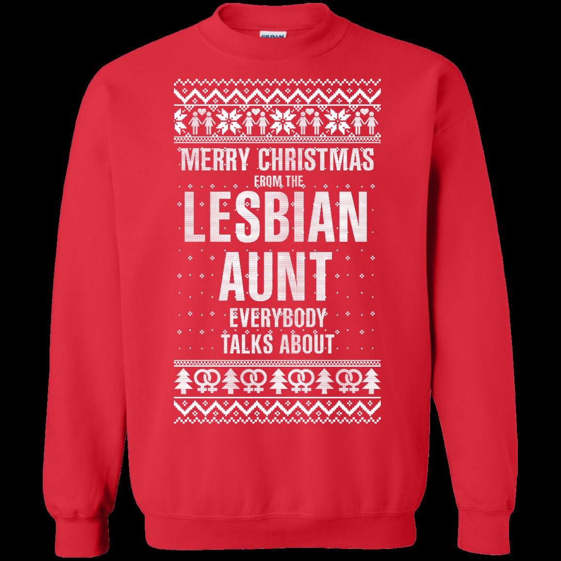 Lesbian Aunt Ugly Christmas Sweater Merry Christmas T Shirt Hoodies Sweatshirt 4 » Cool Gifts for You - Mfamilygift Lesbian Aunt Ugly Christmas Sweater Merry Christmas T Shirt Hoodies Sweatshirt 4