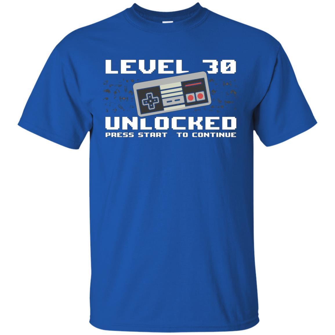Level 30 Unlocked 1988 Gamer 30th Birthday Gift T-shirt 3 » Cool Gifts for You - Mfamilygift Level 30 Unlocked 1988 Gamer 30th Birthday Gift T-shirt 3