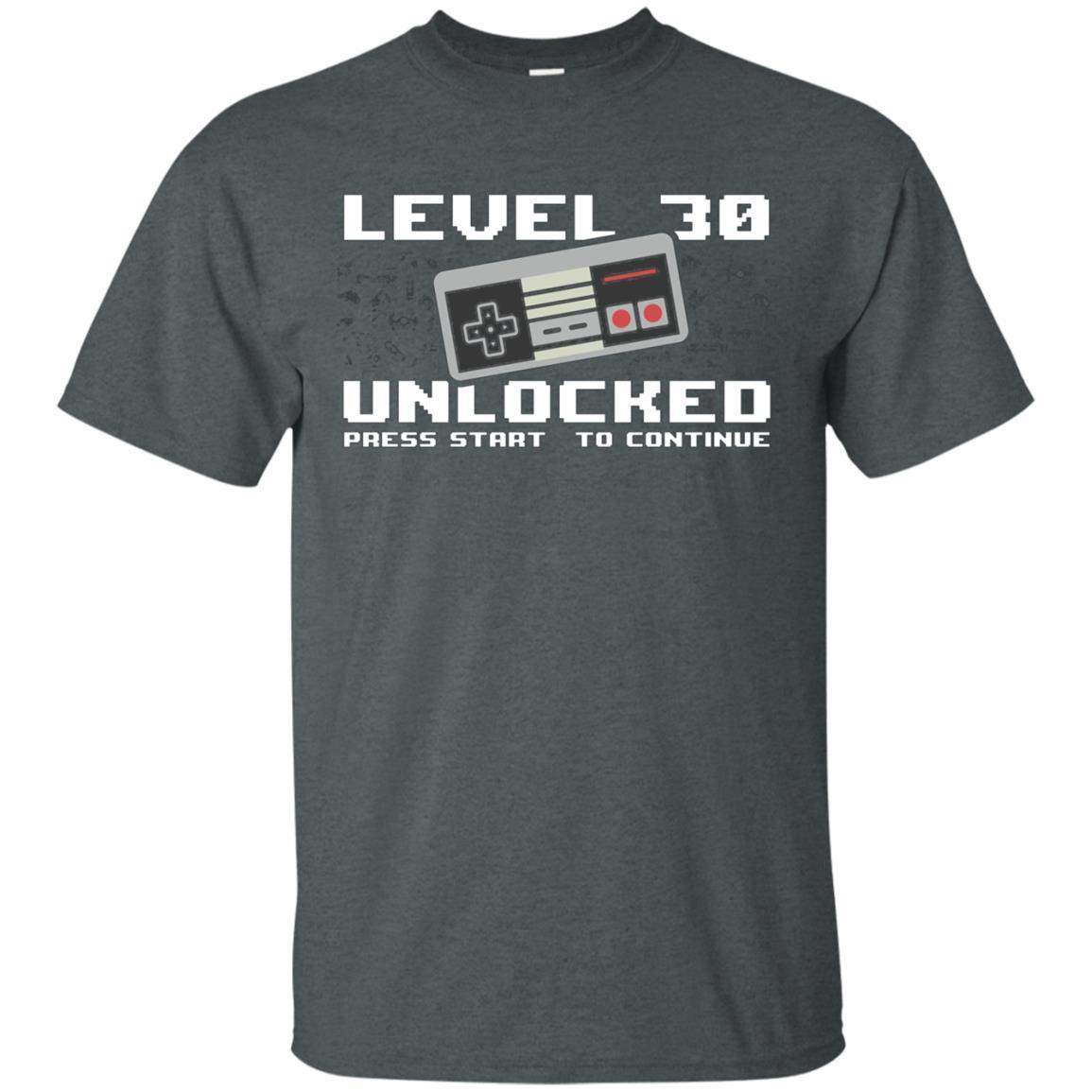 Level 30 Unlocked 1988 Gamer 30th Birthday Gift T-shirt 4 » Cool Gifts for You - Mfamilygift Level 30 Unlocked 1988 Gamer 30th Birthday Gift T-shirt 4