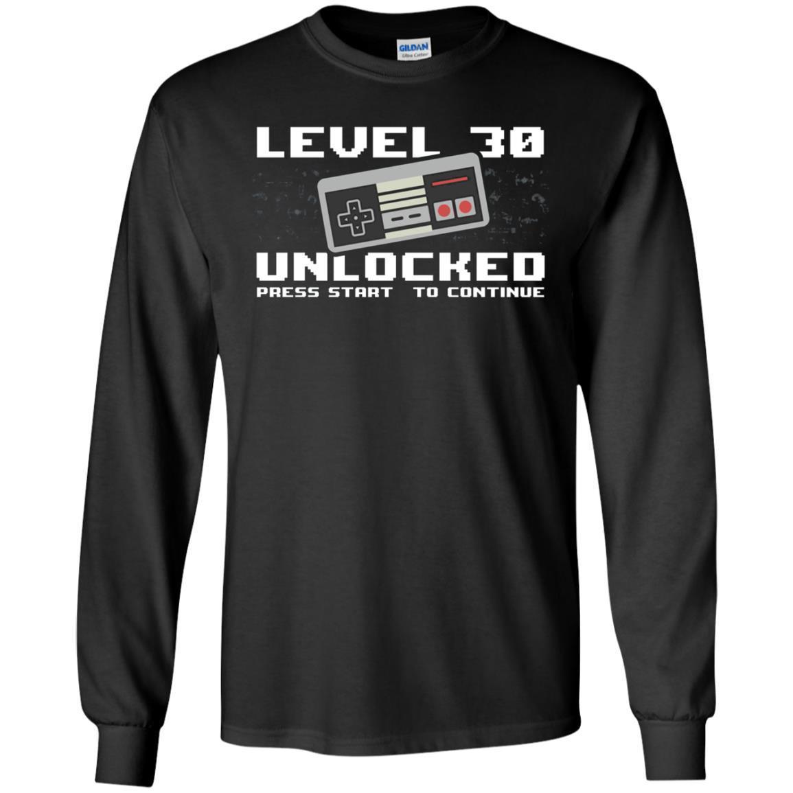 Level 30 Unlocked 1988 Gamer 30th Birthday Gift T-shirt 5 » Cool Gifts for You - Mfamilygift Level 30 Unlocked 1988 Gamer 30th Birthday Gift T-shirt 5