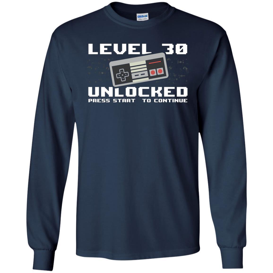 Level 30 Unlocked 1988 Gamer 30th Birthday Gift T-shirt 6 » Cool Gifts for You - Mfamilygift Level 30 Unlocked 1988 Gamer 30th Birthday Gift T-shirt 6