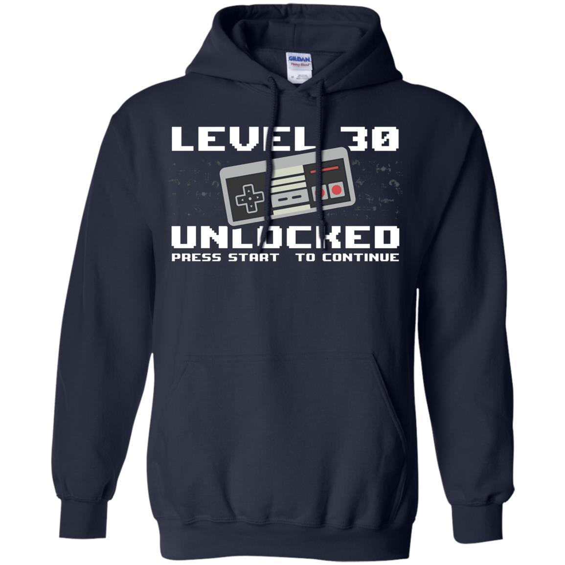 Level 30 Unlocked 1988 Gamer 30th Birthday Gift T-shirt 8 » Cool Gifts for You - Mfamilygift Level 30 Unlocked 1988 Gamer 30th Birthday Gift T-shirt 8