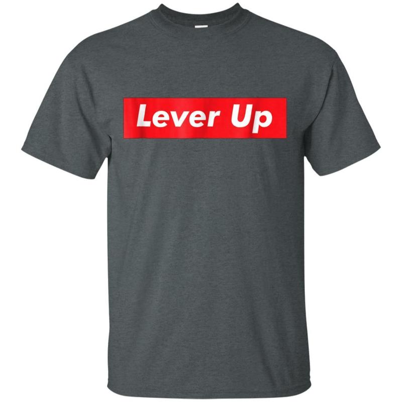 Lever Up Red Fashion Box T-shirt 2 » Cool Gifts for You - Mfamilygift Lever Up Red Fashion Box T-shirt 2