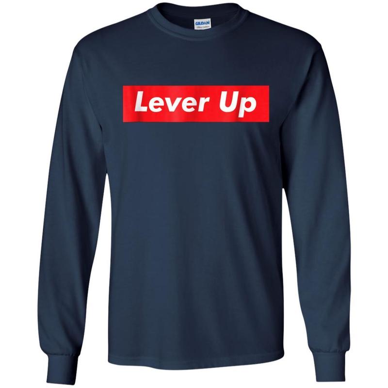 Lever Up Red Fashion Box T-shirt 6 » Cool Gifts for You - Mfamilygift Lever Up Red Fashion Box T-shirt 6