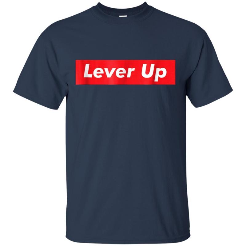 Lever Up Red Fashion Box T-shirt 8 » Cool Gifts for You - Mfamilygift Lever Up Red Fashion Box T-shirt 8