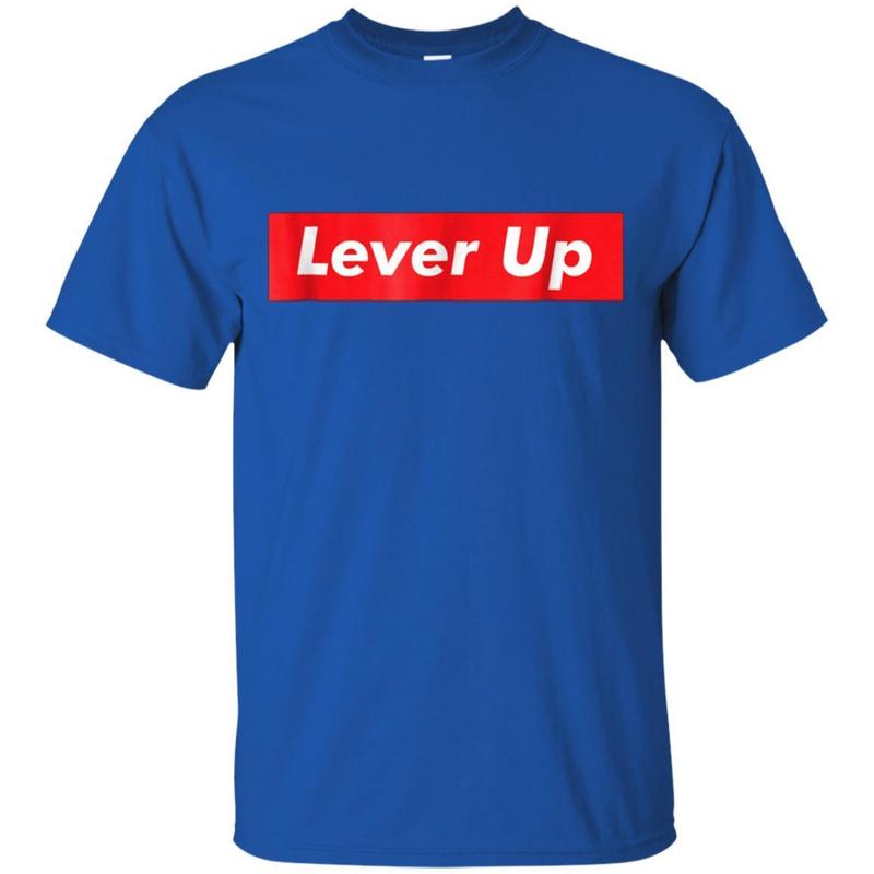 Lever Up Red Fashion Box T-shirt 9 » Cool Gifts for You - Mfamilygift Lever Up Red Fashion Box T-shirt 9