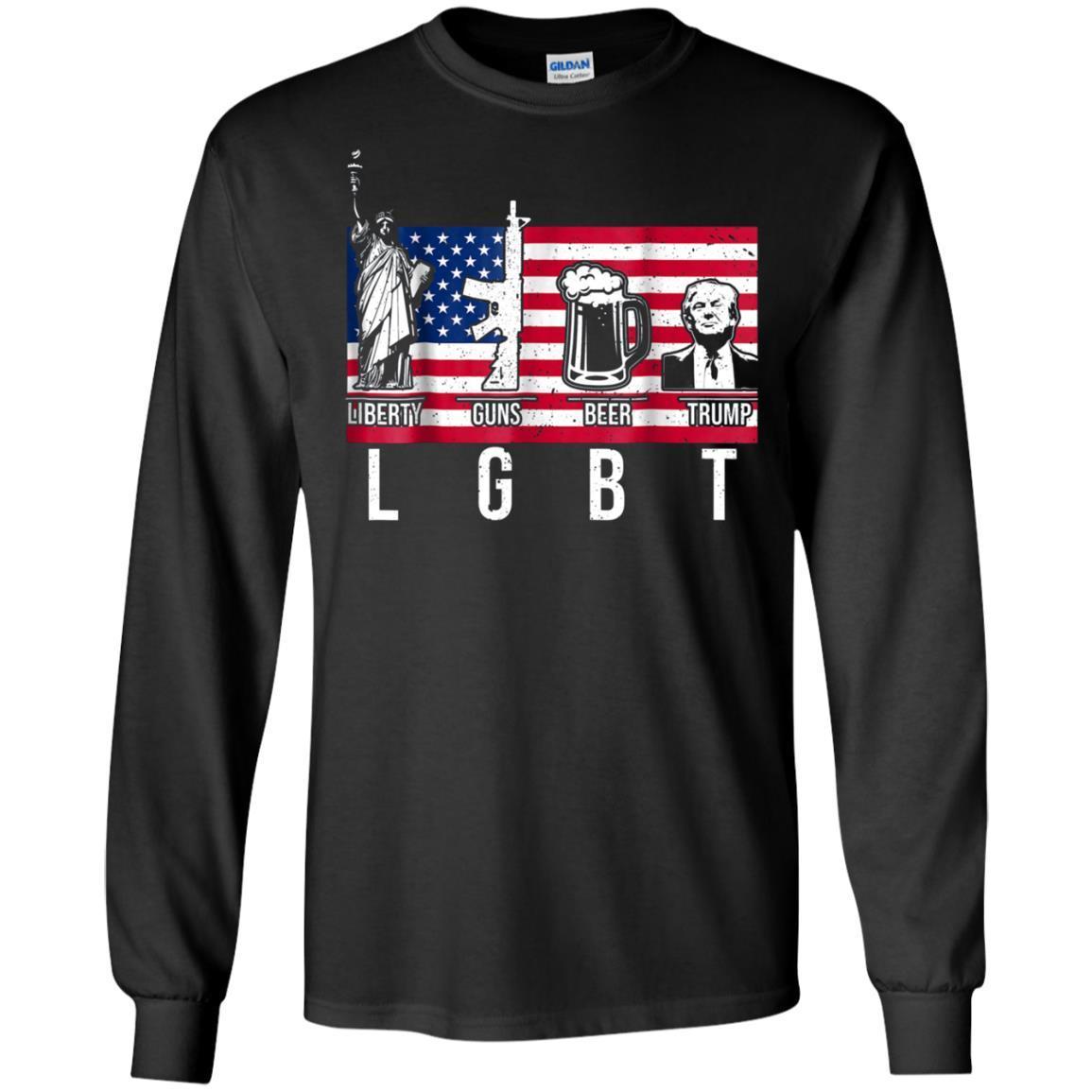 Liberty Gun Beer T Shirts Vote Trump 2020 Elect America Flag 5 » Cool Gifts for You - Mfamilygift Liberty Gun Beer T Shirts Vote Trump 2020 Elect America Flag 5