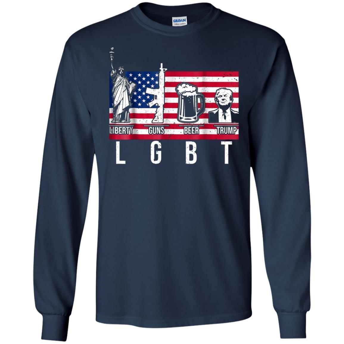 Liberty Gun Beer T Shirts Vote Trump 2020 Elect America Flag 6 » Cool Gifts for You - Mfamilygift Liberty Gun Beer T Shirts Vote Trump 2020 Elect America Flag 6