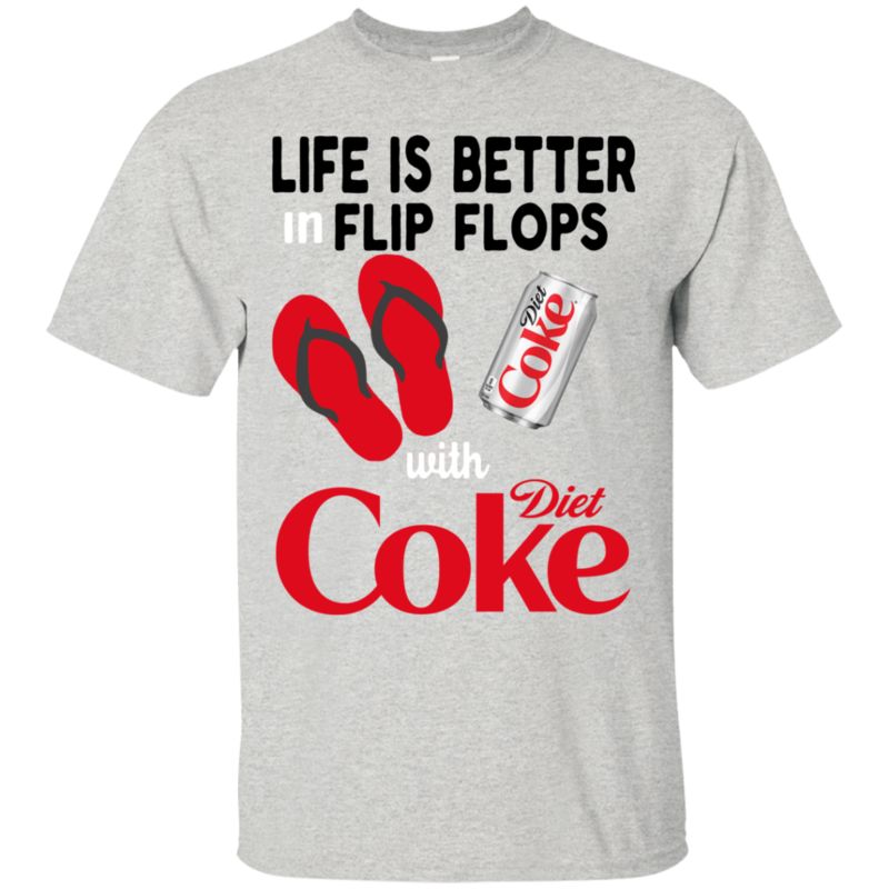 Life Is Better In Flip Flops With Diet Coke T Shirt Hoodie Sweater 1 » Cool Gifts for You - Mfamilygift Life Is Better In Flip Flops With Diet Coke T Shirt Hoodie Sweater 1