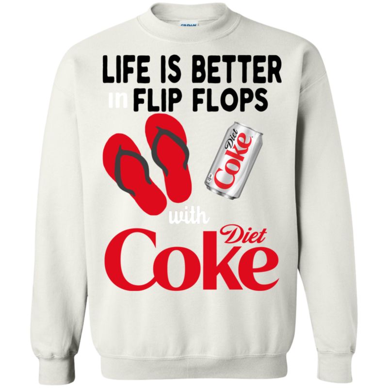Life Is Better In Flip Flops With Diet Coke T Shirt Hoodie Sweater 2 » Cool Gifts for You - Mfamilygift Life Is Better In Flip Flops With Diet Coke T Shirt Hoodie Sweater 2