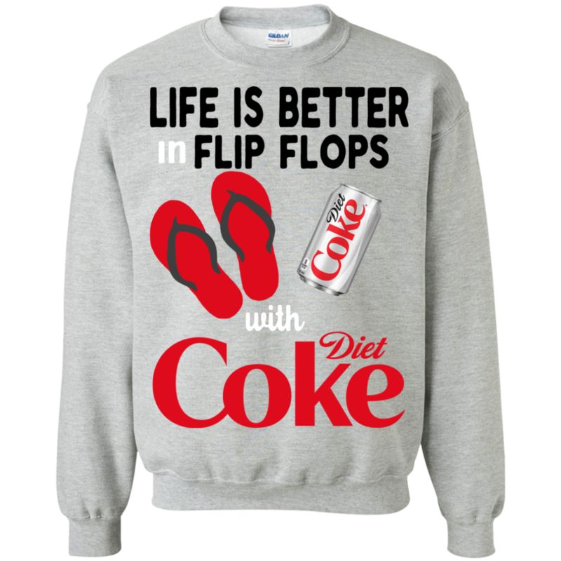 Life Is Better In Flip Flops With Diet Coke T Shirt Hoodie Sweater 4 » Cool Gifts for You - Mfamilygift Life Is Better In Flip Flops With Diet Coke T Shirt Hoodie Sweater 4