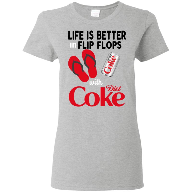 Life Is Better In Flip Flops With Diet Coke T Shirt Hoodie Sweater 6 » Cool Gifts for You - Mfamilygift Life Is Better In Flip Flops With Diet Coke T Shirt Hoodie Sweater 6