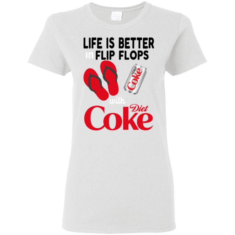 Life Is Better In Flip Flops With Diet Coke T Shirt Hoodie Sweater 7 » Cool Gifts for You - Mfamilygift Life Is Better In Flip Flops With Diet Coke T Shirt Hoodie Sweater 7