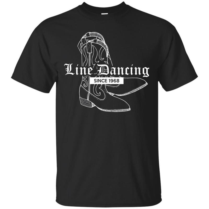 Line Dancing Since 1968. 50th Birthday Country Tshirt