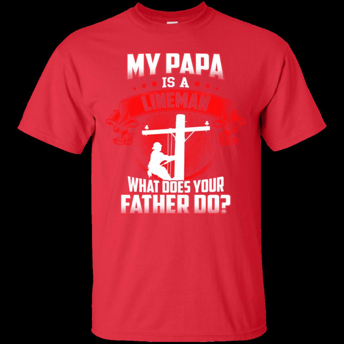 Lineman Papa My Papa Is A Lineman T Shirt Hoodies Sweatshirt 1 » Cool Gifts for You - Mfamilygift Lineman Papa My Papa Is A Lineman T Shirt Hoodies Sweatshirt 1