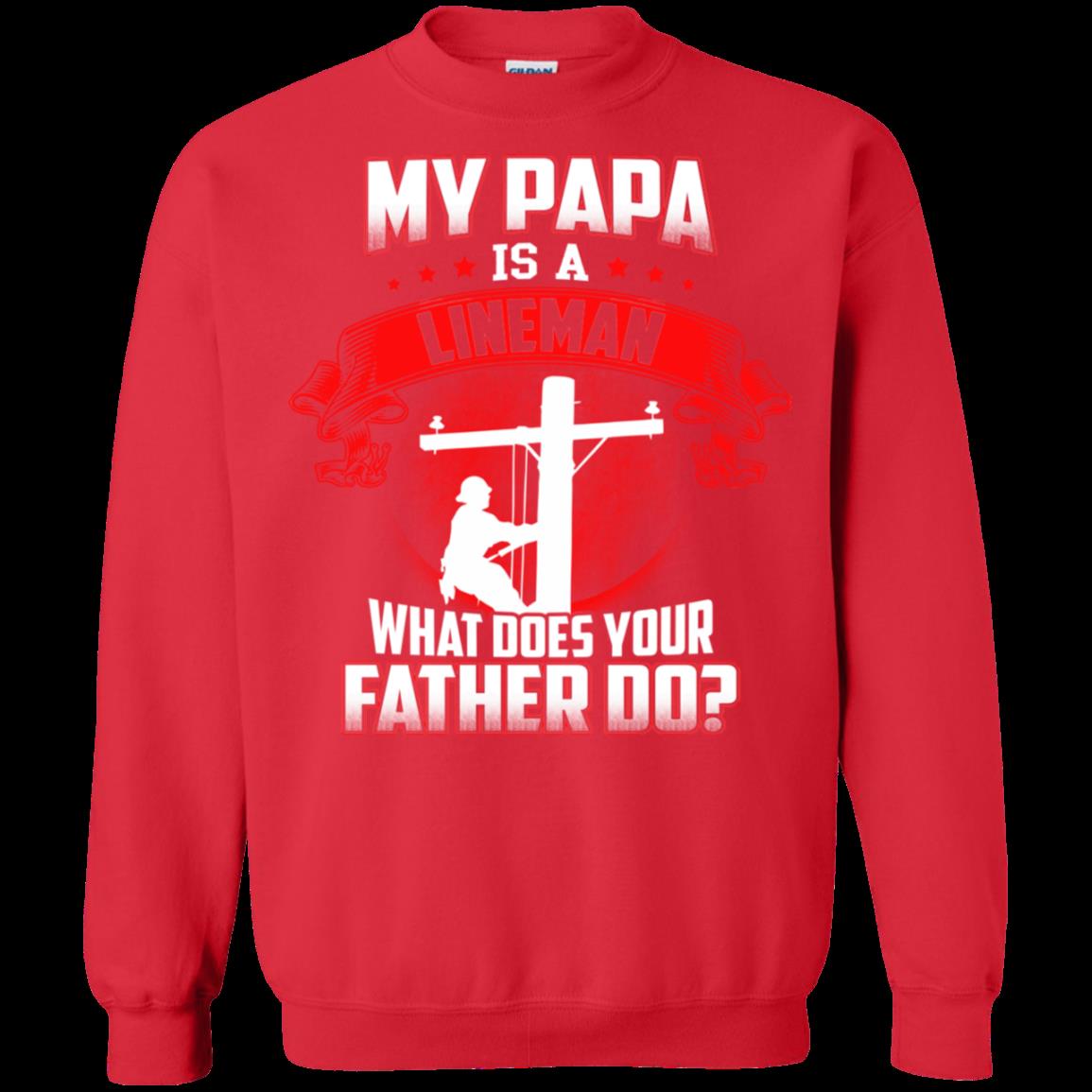 Lineman Papa My Papa Is A Lineman T Shirt Hoodies Sweatshirt 2 » Cool Gifts for You - Mfamilygift Lineman Papa My Papa Is A Lineman T Shirt Hoodies Sweatshirt 2