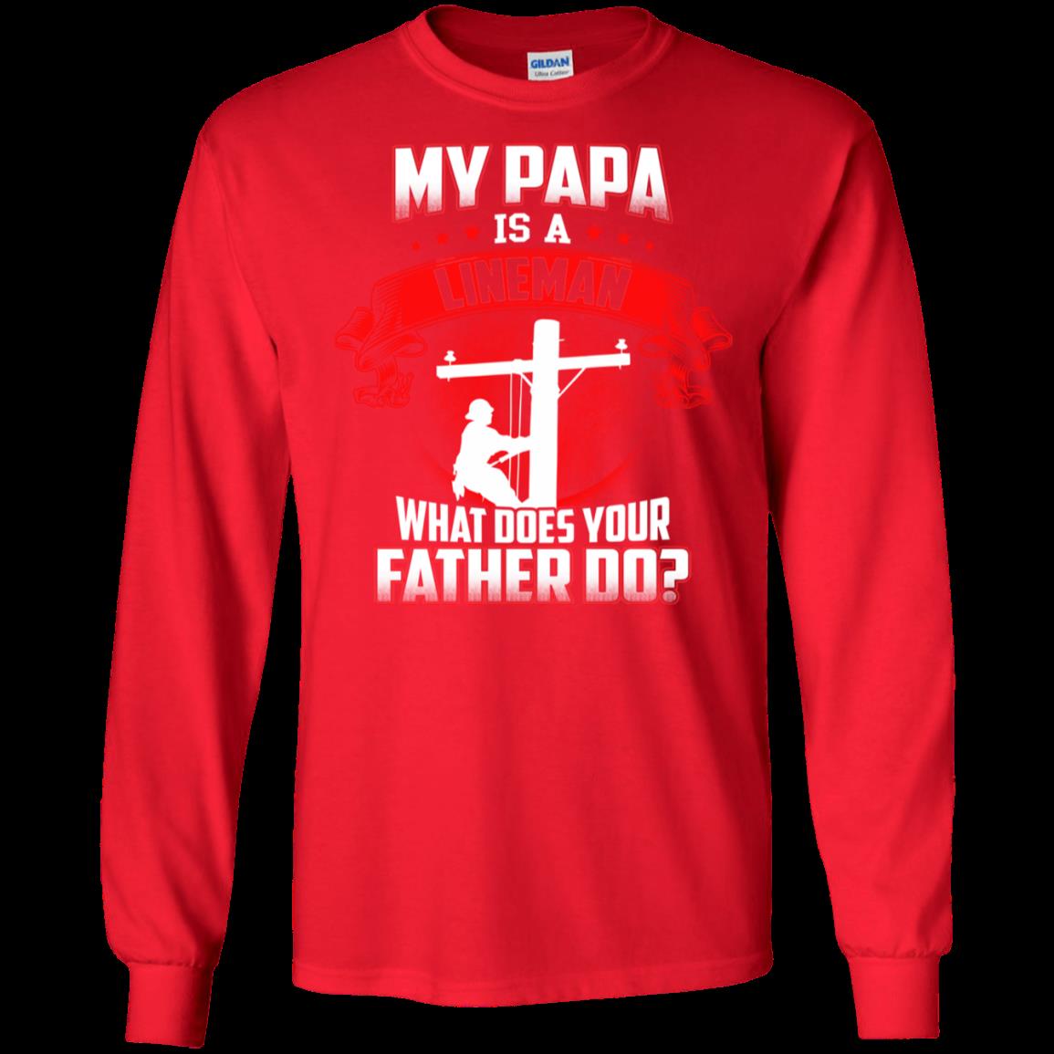 Lineman Papa My Papa Is A Lineman T Shirt Hoodies Sweatshirt 7 » Cool Gifts for You - Mfamilygift Lineman Papa My Papa Is A Lineman T Shirt Hoodies Sweatshirt 7