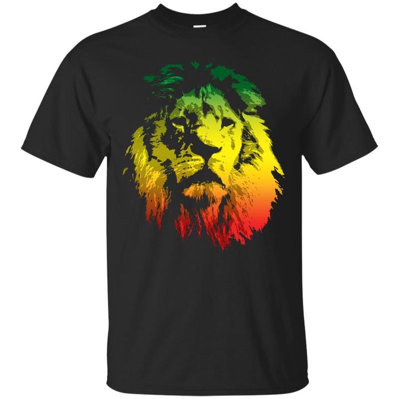 Lion Rasta Colors T-shirt Lion Rasta Colors T-shirt