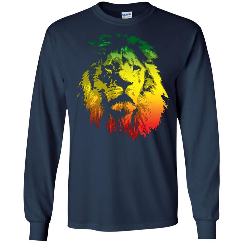 Lion Rasta Colors T-shirt 6 » Cool Gifts for You - Mfamilygift Lion Rasta Colors T-shirt 6