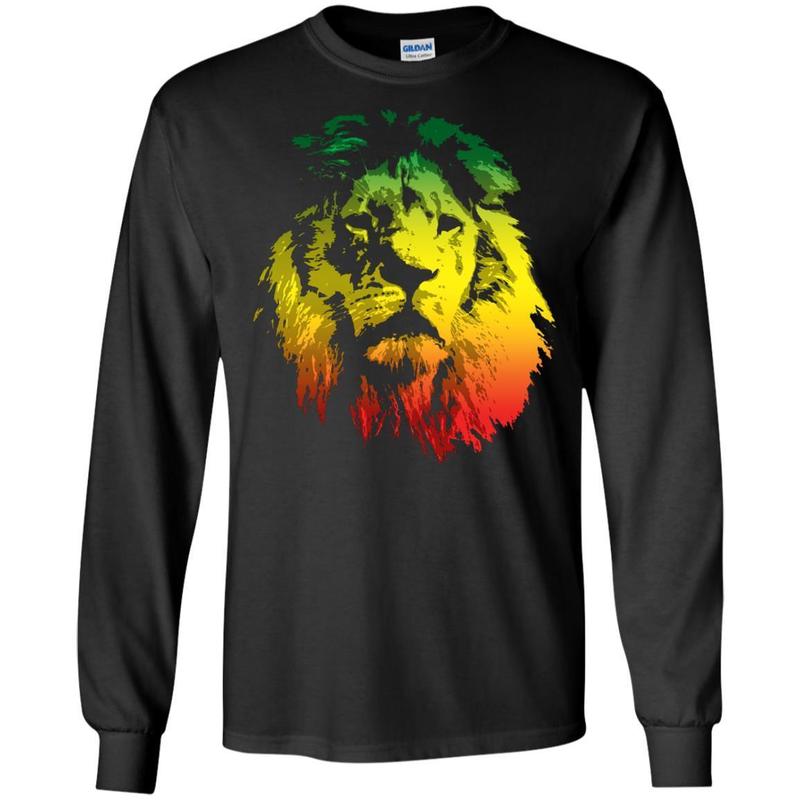 Lion Rasta Colors T-shirt 7 » Cool Gifts for You - Mfamilygift Lion Rasta Colors T-shirt 7