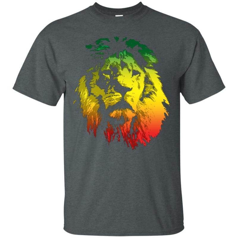 Lion Rasta Colors T-shirt 8 » Cool Gifts for You - Mfamilygift Lion Rasta Colors T-shirt 8